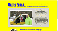 Desktop Screenshot of bulliefence.com